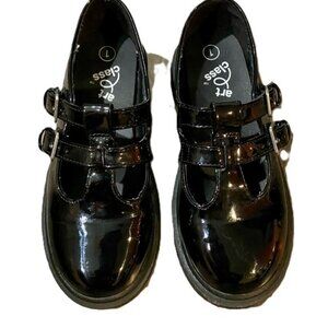 Kid's Art Class Shiny Black Dress Shoes